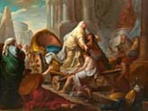 cleobis and biton lead their mother s chariot to the temple of juno